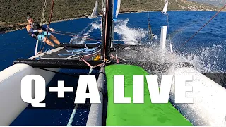 Q+A LIVE 69 your catamaran sailing questions answered