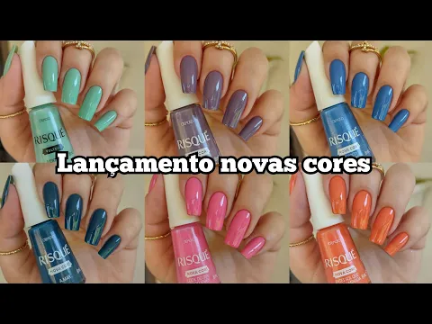 Download MP3 ESMALTE RISQUÉ LANÇAMENTO NOVAS CORES ✨ COMPARAÇÃO DE CORES ✨