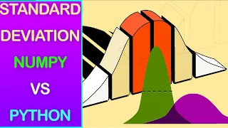 DataFrame Standard Deviation Variance for all Columns Rows Using Numpy VS Python