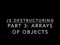 JavaScript Destructuring