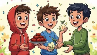  اسكتش عيد النيروز   لعبة مفاتيح النيروز   مغامرة فادي مع أبطال  الإيمان   دندنها