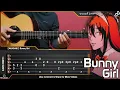 Lagu AKASAKI - Bunny Girl - Fingerstyle Guitar Cover +TAB Tutorial