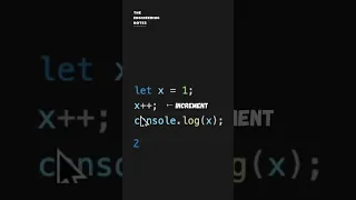 JavaScript increment operator decrement operator