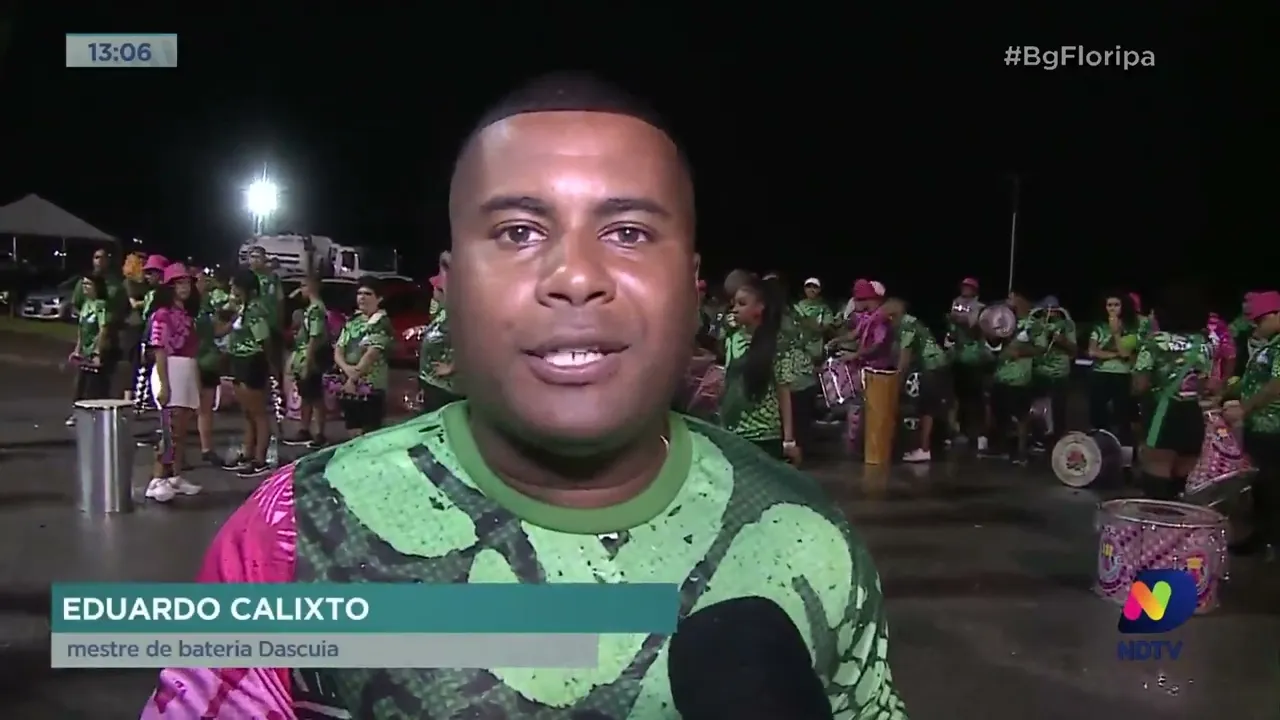 Escolas de samba de Florianópolis realizam ensaio técnico na passarela Nego Quirido