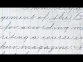 Calligraphers and penman have been using the same tricks for over 100 years