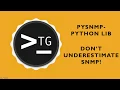 Python SNMP Basic Usage