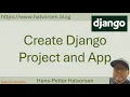 Create Django Project and App Django and PostgreSQL - Part 2