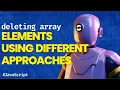Deleting array elements in JavaScript - delete vs splice