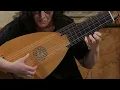 Lagu Sylvius Leopold Weiss Passagaille in D Dur. Evangelina Mascardi baroque lute