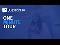 QuestionPro Software tour under one minute
