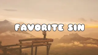 Marion Jola - Favorite Sin ( Lyrics Video ) ft. Tuan Tigabelas