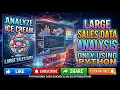 analysis of ice cream sales data using python pandas numpy random datetime