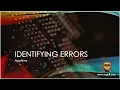 OCR GCSE Computer Science with Mr Goff 29 Identifying errors