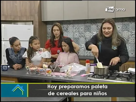 Hoy preparamos paleta de cereales para niños