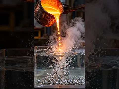 पानी में गिरते ही मैटल गोलियों में क्यों बदल जाता है 😲
