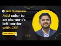 How to Add color to an element s left border border-left-color property Amit Thinks 2022