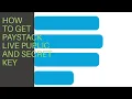 Paystack public key and secret key edited