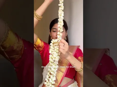 I did Gajra hack for Onam 🥰