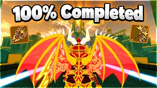 THE END: I OFFICIALLY 100% COMPLETED Dungeon Quest… 1 Week After The New UPDATE