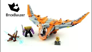Lego Super Heroes 76107 Thanos: Ultimate Battle - Lego Speed Build