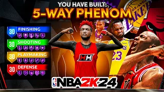 The BEST ISO GUARD BUILD in NBA2K24 Get Contacts All Dribble Moves High 3 Pointer Good Defense