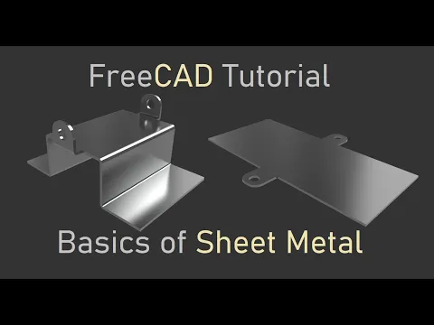 FreeCAD sheet metal environment
