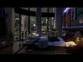 New York s night of thunderstorms and rain - 8 Hours rain on window rain sounds Cozy bedroom