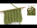 How to knit False English Rib 1