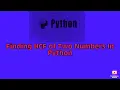 Finding HCF Of Two Numbers In Python Programmer Saiyam