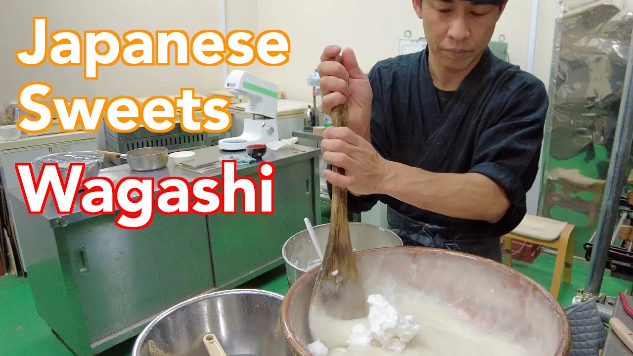 Behind the Scenes of a Japanese Confectionery Shop: Witness the Magic of Traditional Wagashi Making!