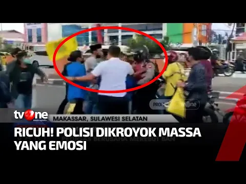 Dua Polisi Alami Luka-luka Pasca Dikeroyok Mahasiswa Saat Unjuk Rasa