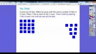 Model division with Arrays - Lesson 6 6