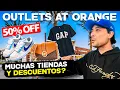 This is OUTLETS AT ORANGE CALIFORNIA S FAMOUS SHOPPING CENTER