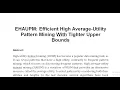 EHAUPM Efficient High Average Utility Pattern Mining With Tighter Upper Bounds