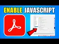 How To Enable JavaScript On Adobe Acrobat 2026 New Update