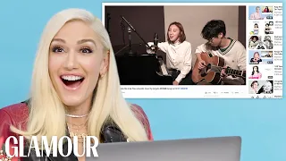 Download Gwen Stefani Watches Fan Covers on YouTube | Glamour MP3