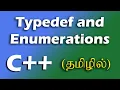 Typedef and Enumerations in C Type definition Enumeration