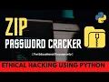 How to crack Zip password with Dictionary Attack using Python Ethical hacking with Python