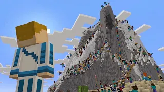 KTO PIERWSZY WEJDZIE NA GÓRE = WYGRYWA | Minecraft Extreme