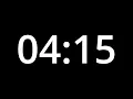 4 MINUTE 15 SECOND TIMER - No Sound