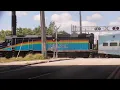 Southbound Tri-Rail Double Consist At Summit Blvd West Palm Beach 2-15-23