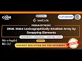 LeetCode 2948 Make Lexicographically Smallest Array by Swapping Elements Sorting Step-by-Step