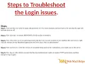 How to Troubleshoot login issues in Blackbaud