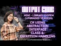Library Management System Console Application using C PART 2 Glycel Bonghanoy