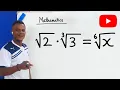 Radical equation with different roots