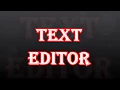 HOW TO MAKE A TEXT EDITOR IN JAVA NETBEANS