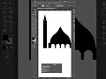 How to make mosque in adobe illustrator