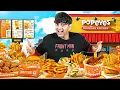 Trying Entire Menu of Popeyes Chicken