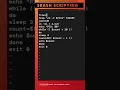 Linux Trap Command to remove temporary files