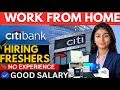 Citi Bank Work From Home Jobs 2026 Business Analytics Analyst Role Apply Online for Freshers